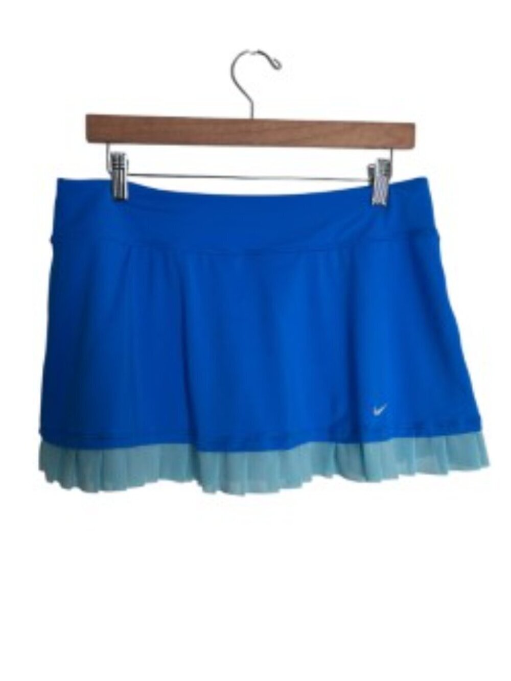 Nike Blue Pleated Tennis Skirt Large